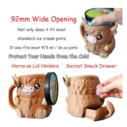 taza de soporte para helado hecho en 3D de la mejor calidad